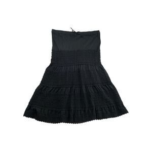Women's Signature Black Cotton Skirt - Size XL